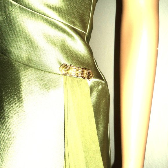 Special Occasion After Five Holiday Dress with Faux Vintage Art Deco Styling - Picture 4 of 14